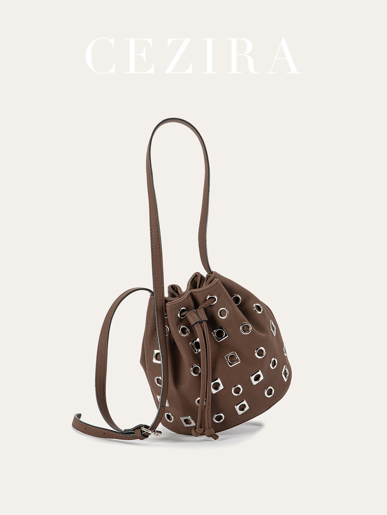 Luxury Bags Vegan - CR Dames Luxe Punk Hollow Out