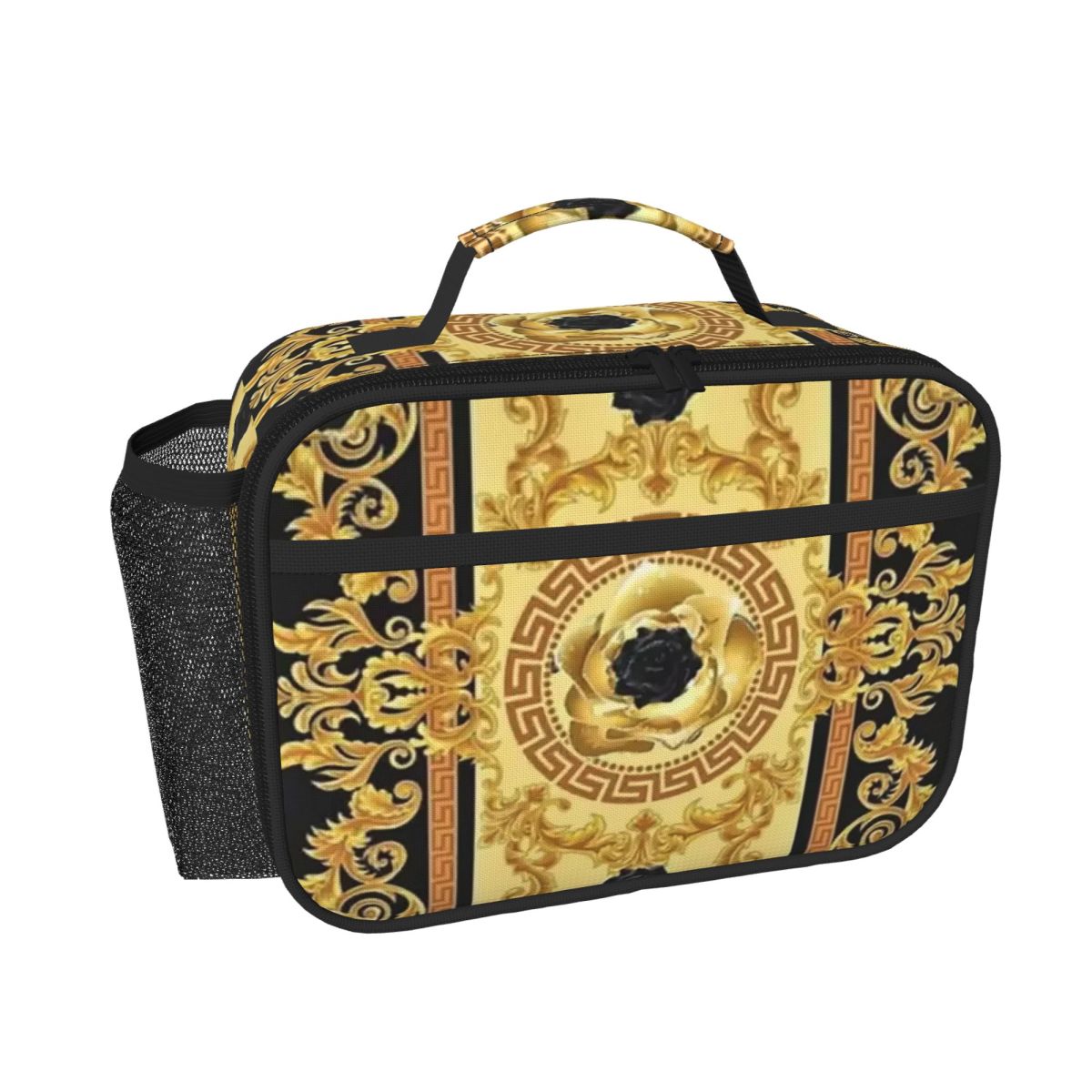 Luxury Bags For Kids - Luxe geïsoleerde lunchtas met Europees bloemenpatroon
