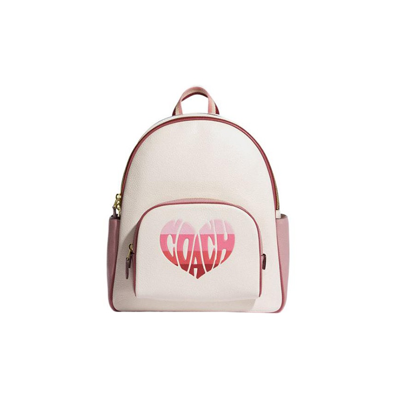 Genuine Leather Backpack - COACH Court Cow Leather met textiel