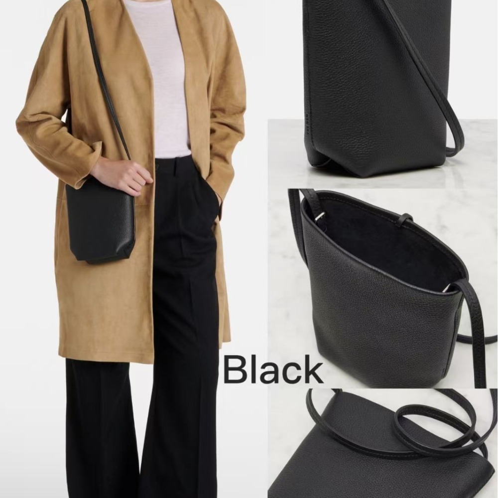 Luxury Bags Old Money - Nieuwe kleine emmertas Volledig leer Statisch