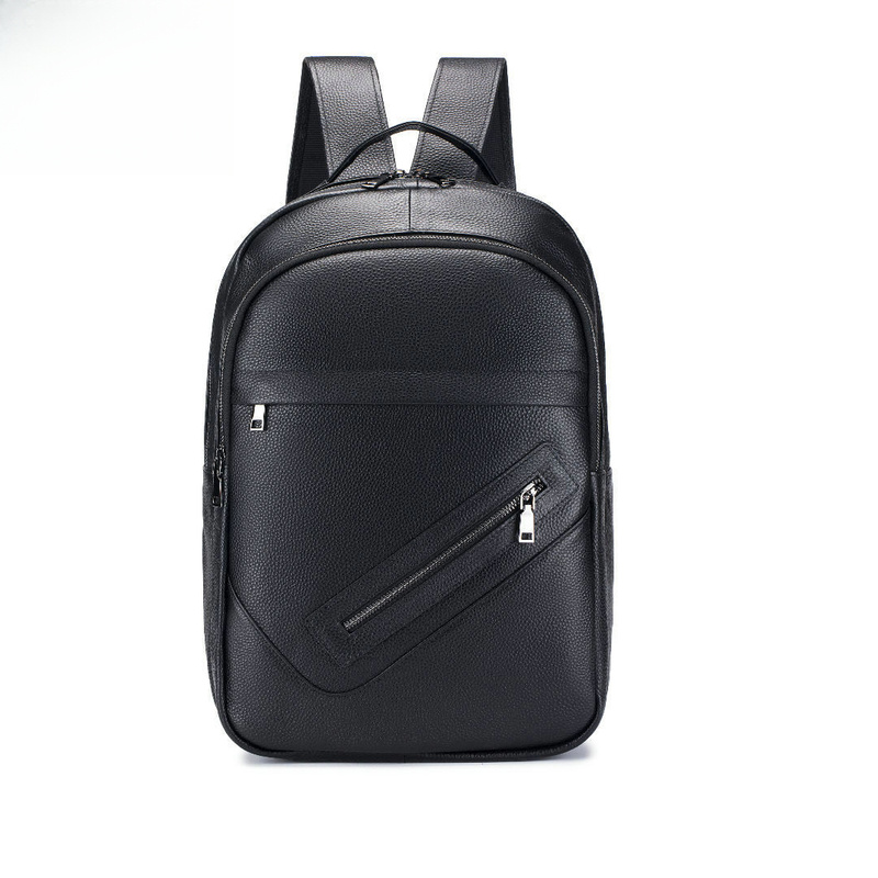 Genuine Leather Backpack - Super lederen dubbele schoudertas voor heren