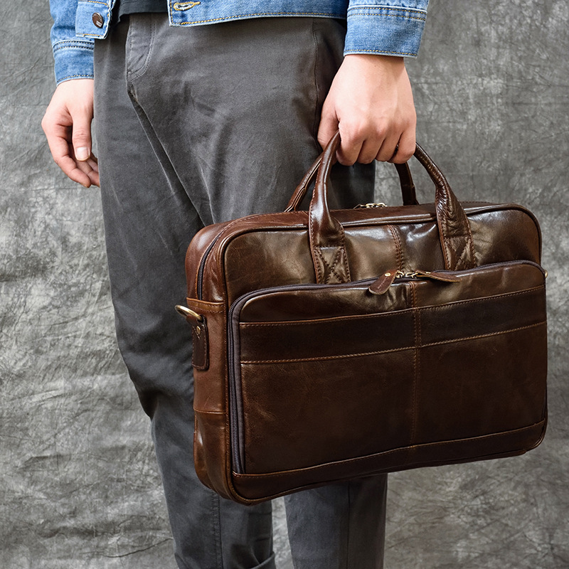 Luxury Bags For Laptop - Luxe Lederen Handtas Voor Mannen Reizen