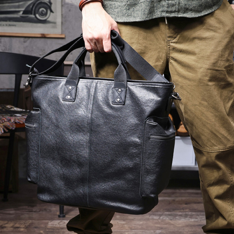 Laptop Bag Leather 15 - 15 inch handgemaakte, plantaardig gelooide koeienhuid