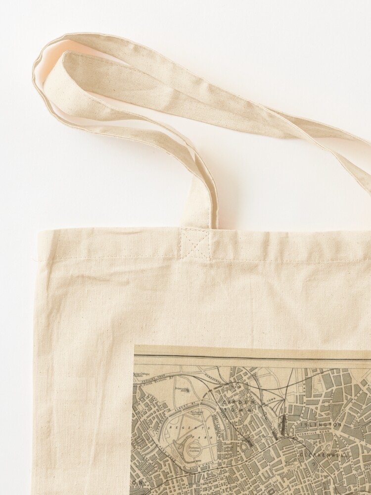 Londenkaart (19e eeuw) Tote Ba - Luxury Bags London recensie en prijs