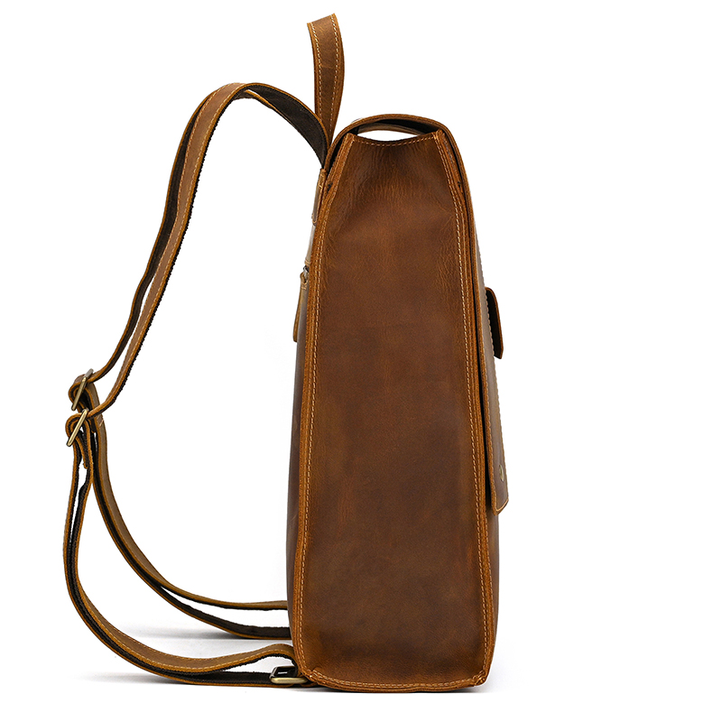 Vintage herenrugzak Crazy hors - Laptop Bag Leather 15 recensie en prijs