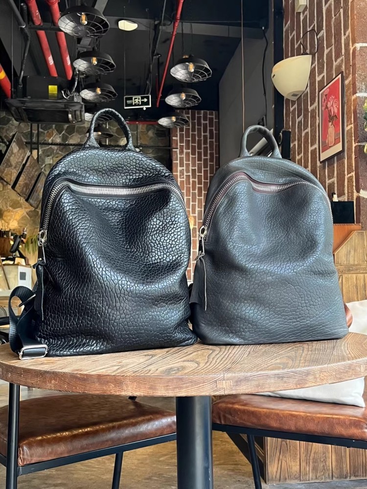 Zachte natuurlijke schapenvach - Genuine Leather Backpack recensie en prijs