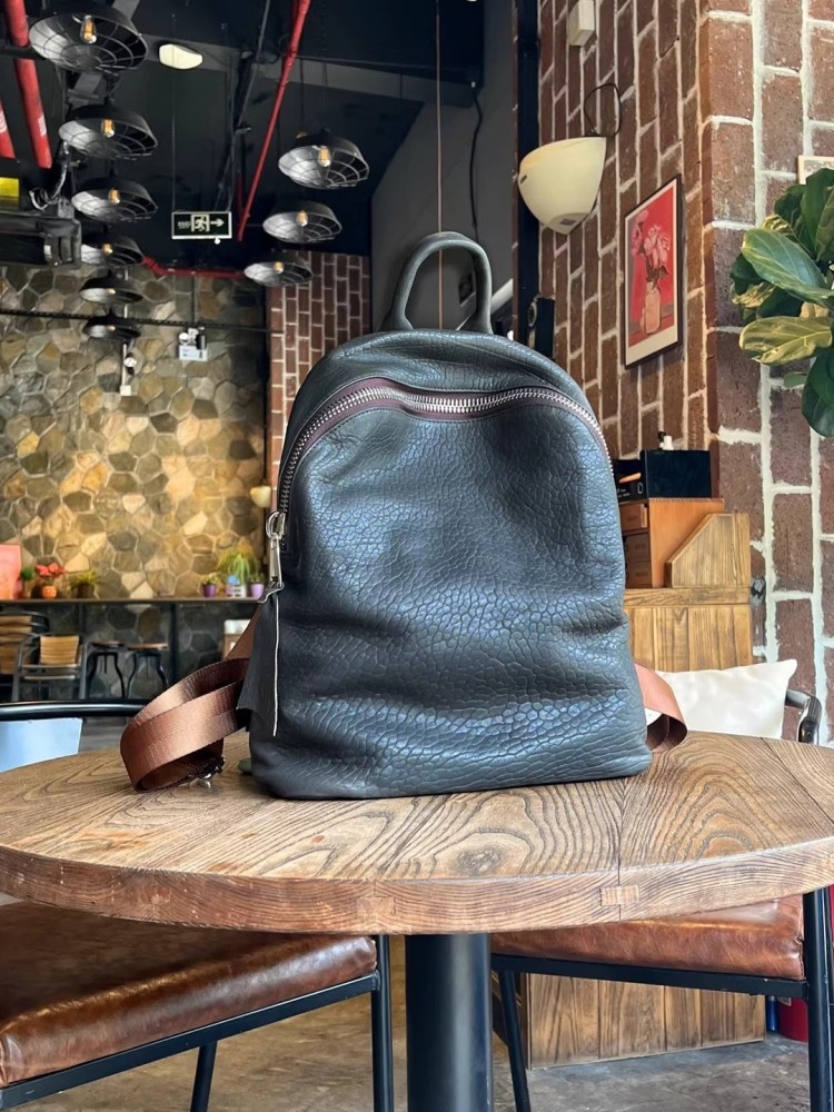 Zachte natuurlijke schapenvach - Genuine Leather Backpack recensie en prijs