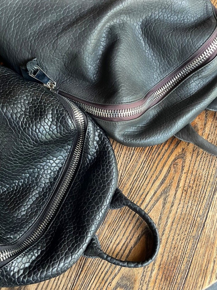 Zachte natuurlijke schapenvach - Genuine Leather Backpack recensie en prijs
