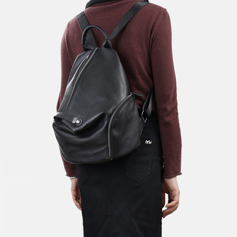 Zency Echt leer Anti-diefstal  - Genuine Leather Backpack recensie en prijs