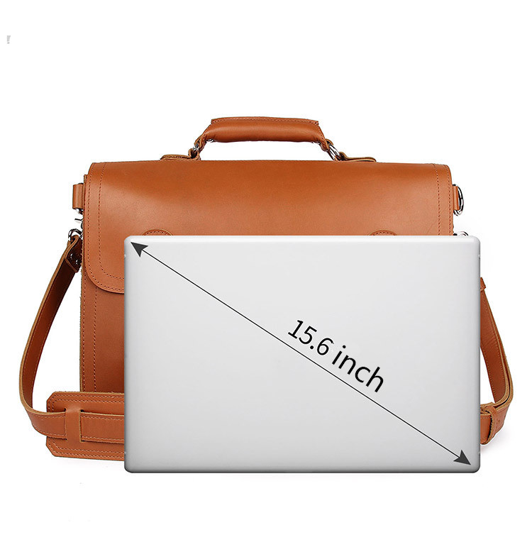 2026 Nieuwe Heren Tas Grote Ca - Laptop Bag Leather 15 recensie en prijs
