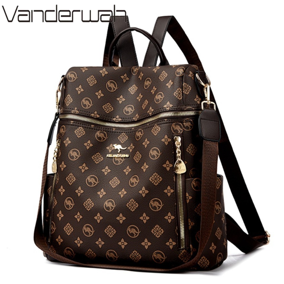Echte merk dames zachte ledere - Genuine Leather Backpack recensie en prijs