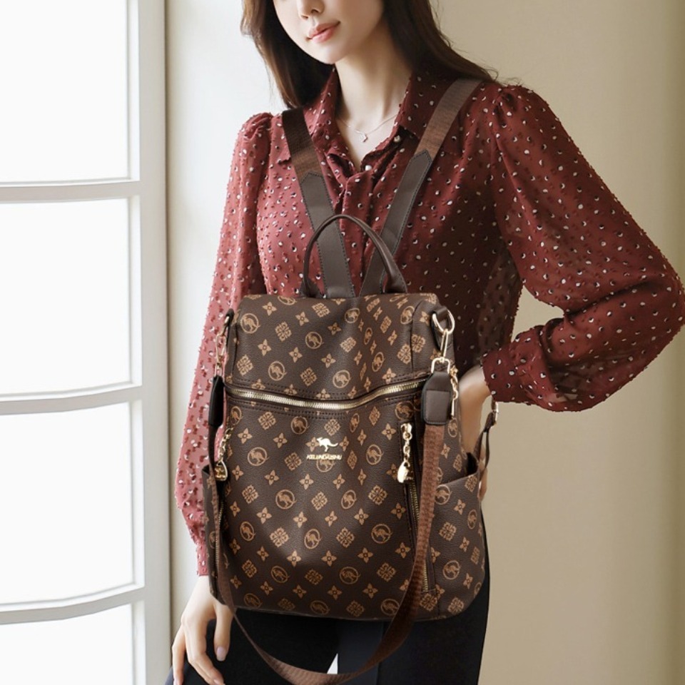 Echte merk dames zachte ledere - Genuine Leather Backpack recensie en prijs