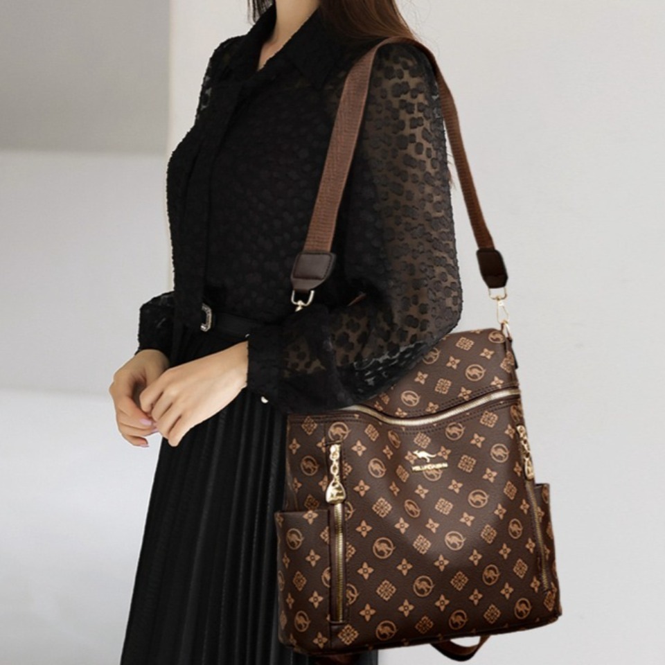 Echte merk dames zachte ledere - Genuine Leather Backpack recensie en prijs