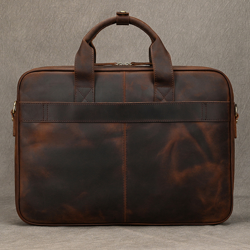 Crazy Horse lederen herenakten - Laptop Bag Leather 15 recensie en prijs