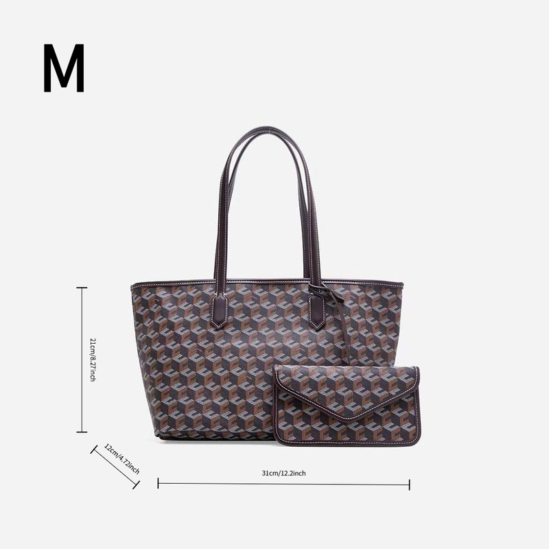 Ruime Geometrische Print Tote  - Luxury Bags Goyard recensie en prijs
