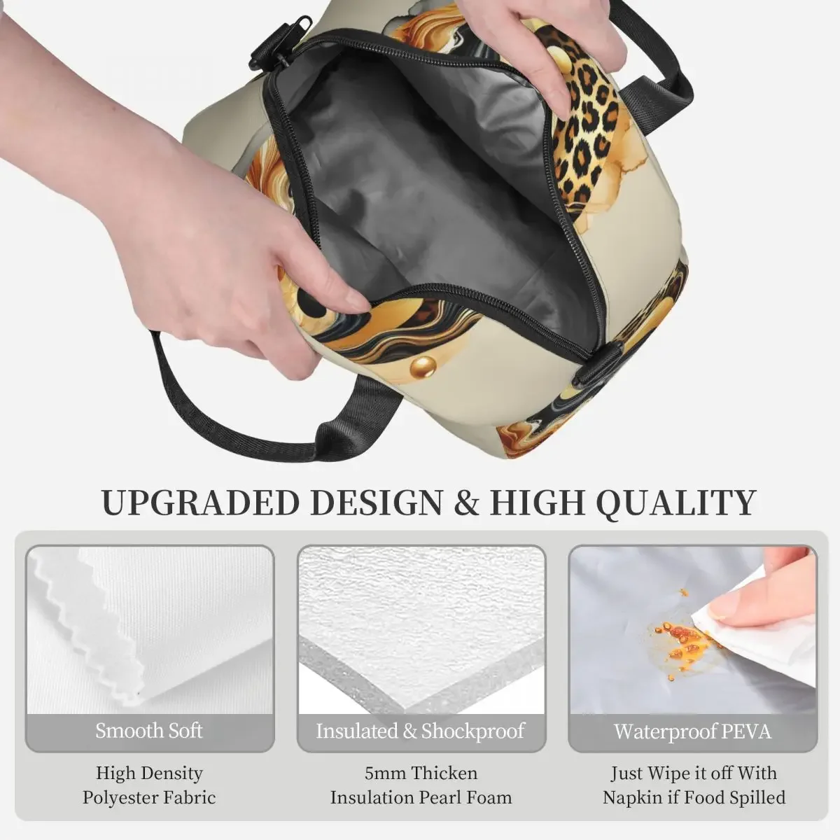 Leopard Yin Yang Luxe gouden m - Luxury Bags For Kids recensie en prijs