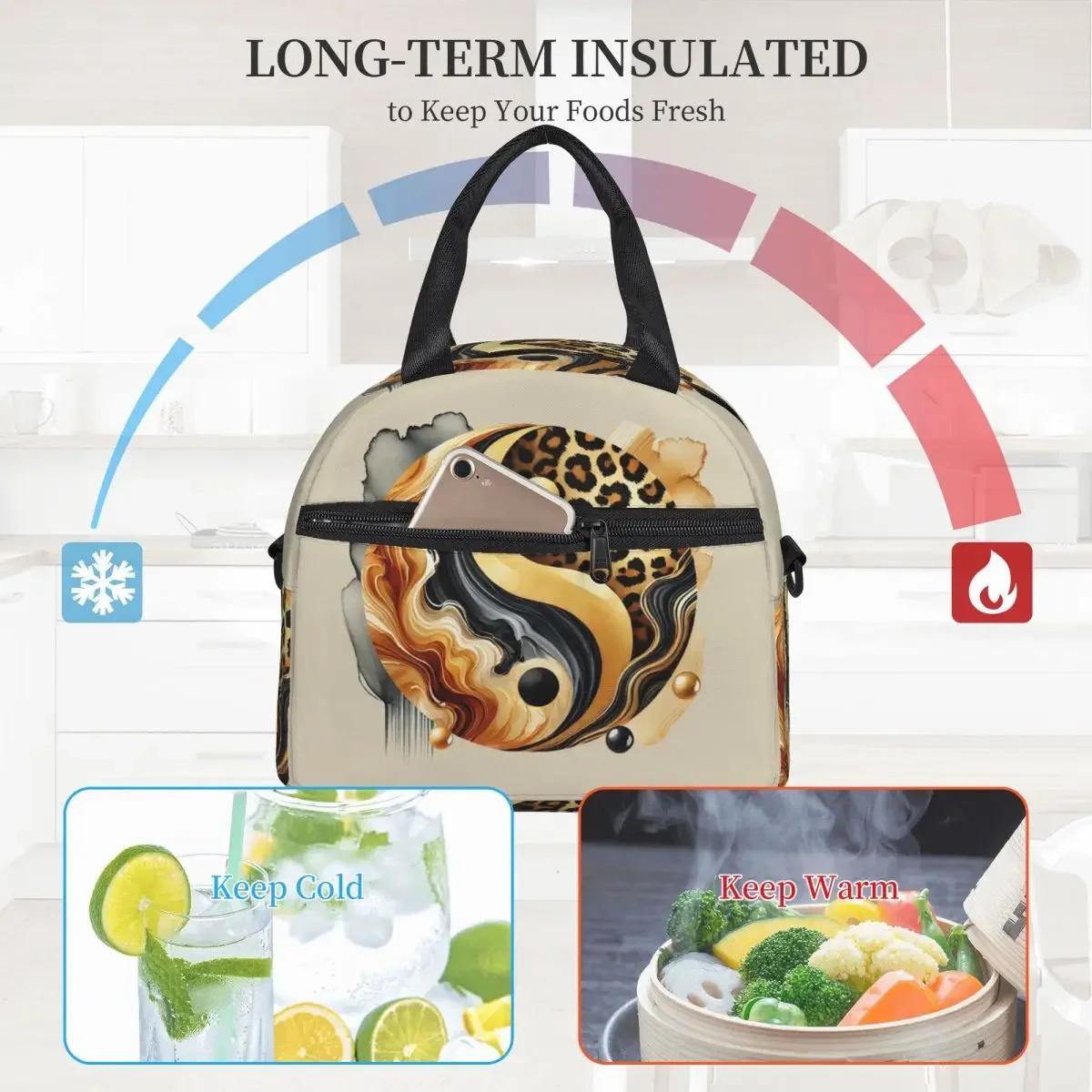 Leopard Yin Yang Luxe gouden m - Luxury Bags For Kids recensie en prijs