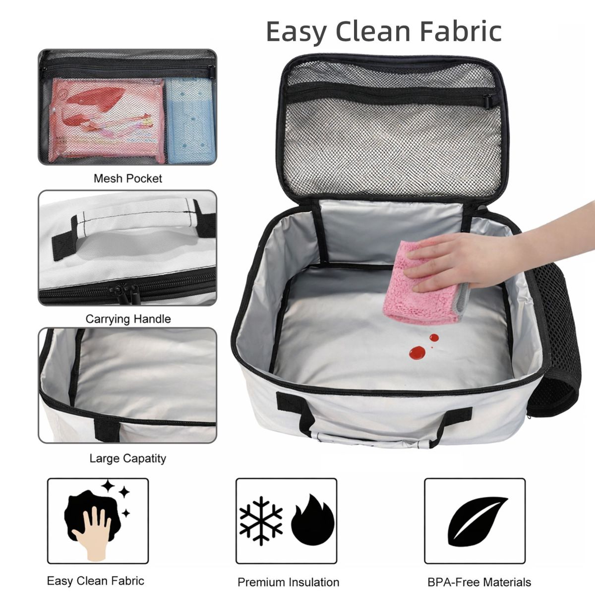 Luxe geïsoleerde lunchtas met  - Luxury Bags For Kids recensie en prijs