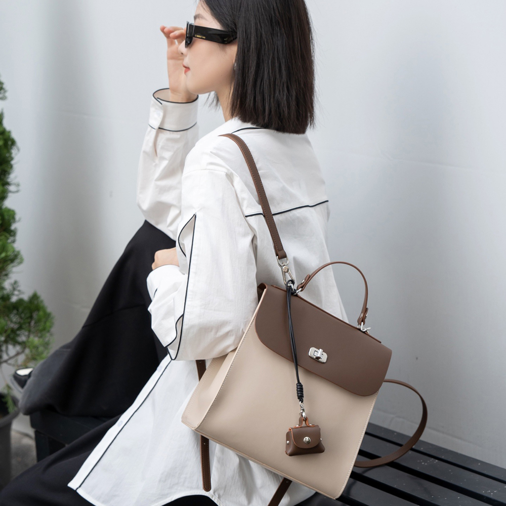Nieuwe lente- en zomerrugzak v - Genuine Leather Backpack recensie en prijs