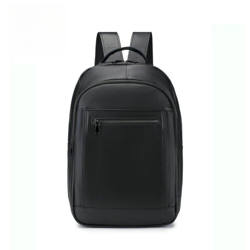 Leren dubbele schoudertas voor - Genuine Leather Backpack recensie en prijs