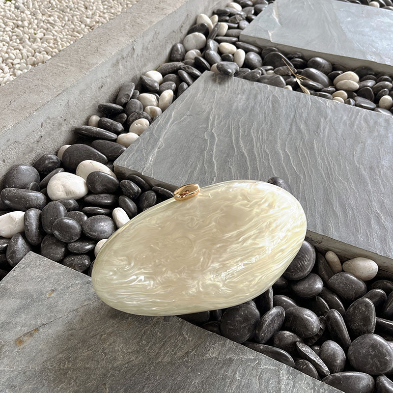 Ovaal marmer beige schelp acry - Luxury Bags Cute recensie en prijs
