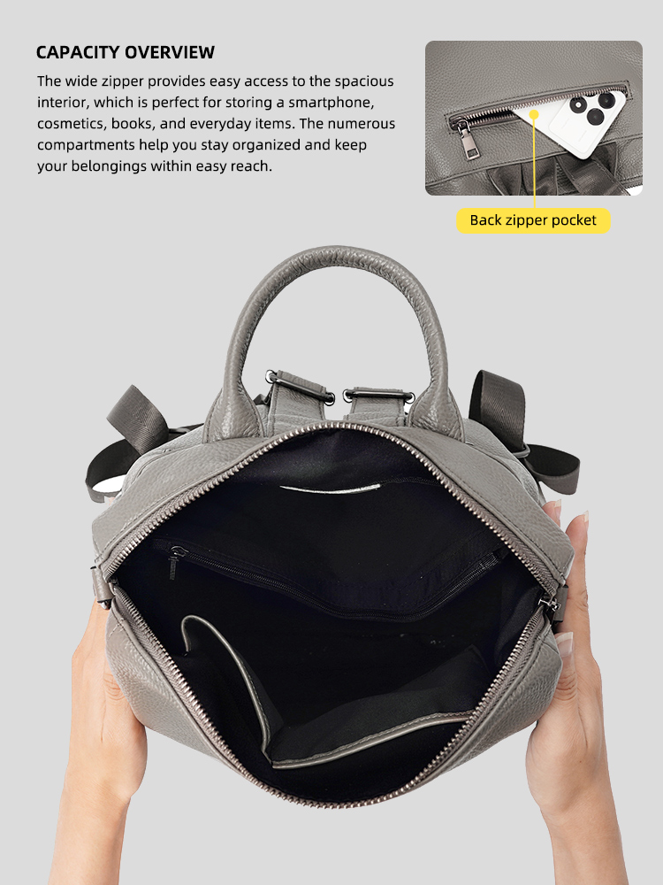 Zency Premium Echt Lederen Rug - Genuine Leather Backpack recensie en prijs