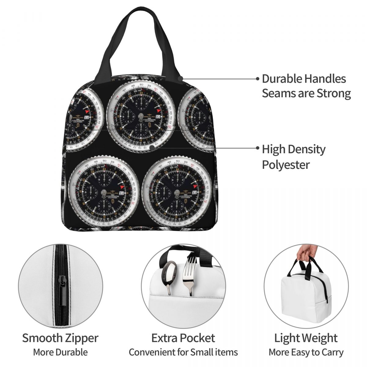 Luxe geïsoleerde lunchtas met  - Luxury Bags For Kids recensie en prijs