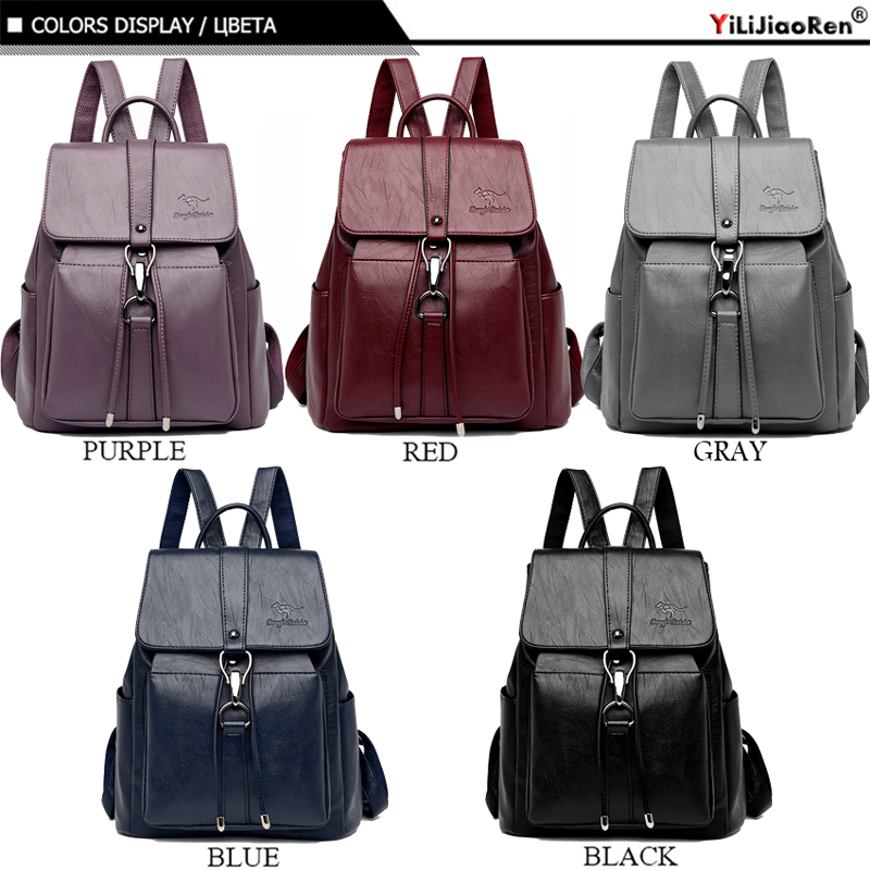 Anti-diefstal rugzak dames sch - Genuine Leather Backpack recensie en prijs