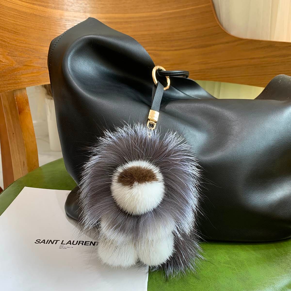Luxe echte nertsbont leeuw han - Luxury Bags For Kids recensie en prijs