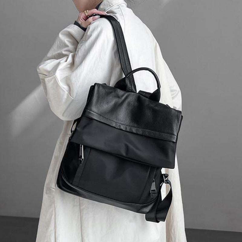 Modellen rugzak van lichtgewic - Genuine Leather Backpack recensie en prijs
