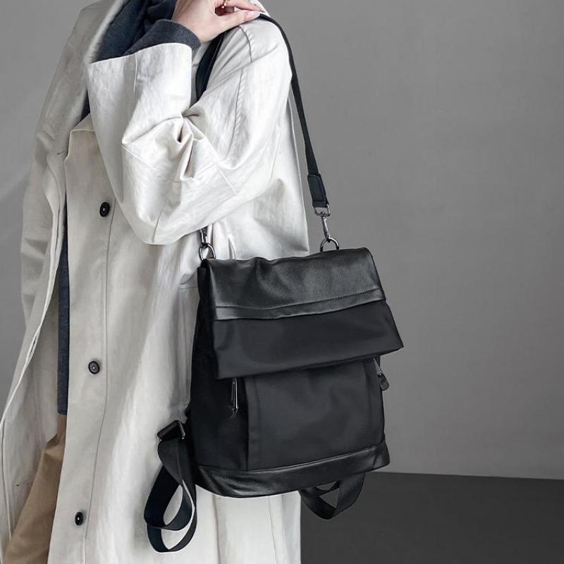 Modellen rugzak van lichtgewic - Genuine Leather Backpack recensie en prijs