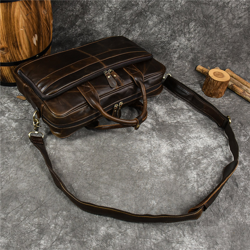 Luxe Lederen Handtas Voor Mann - Luxury Bags For Laptop recensie en prijs