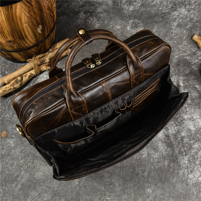 Luxe Lederen Handtas Voor Mann - Luxury Bags For Laptop recensie en prijs