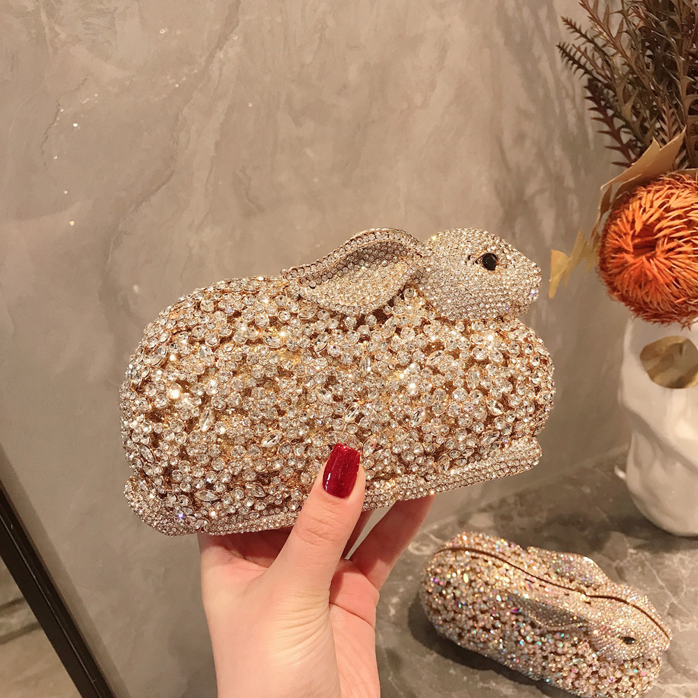 Luxe schattig konijn metalen d - Luxury Bags Cute recensie en prijs