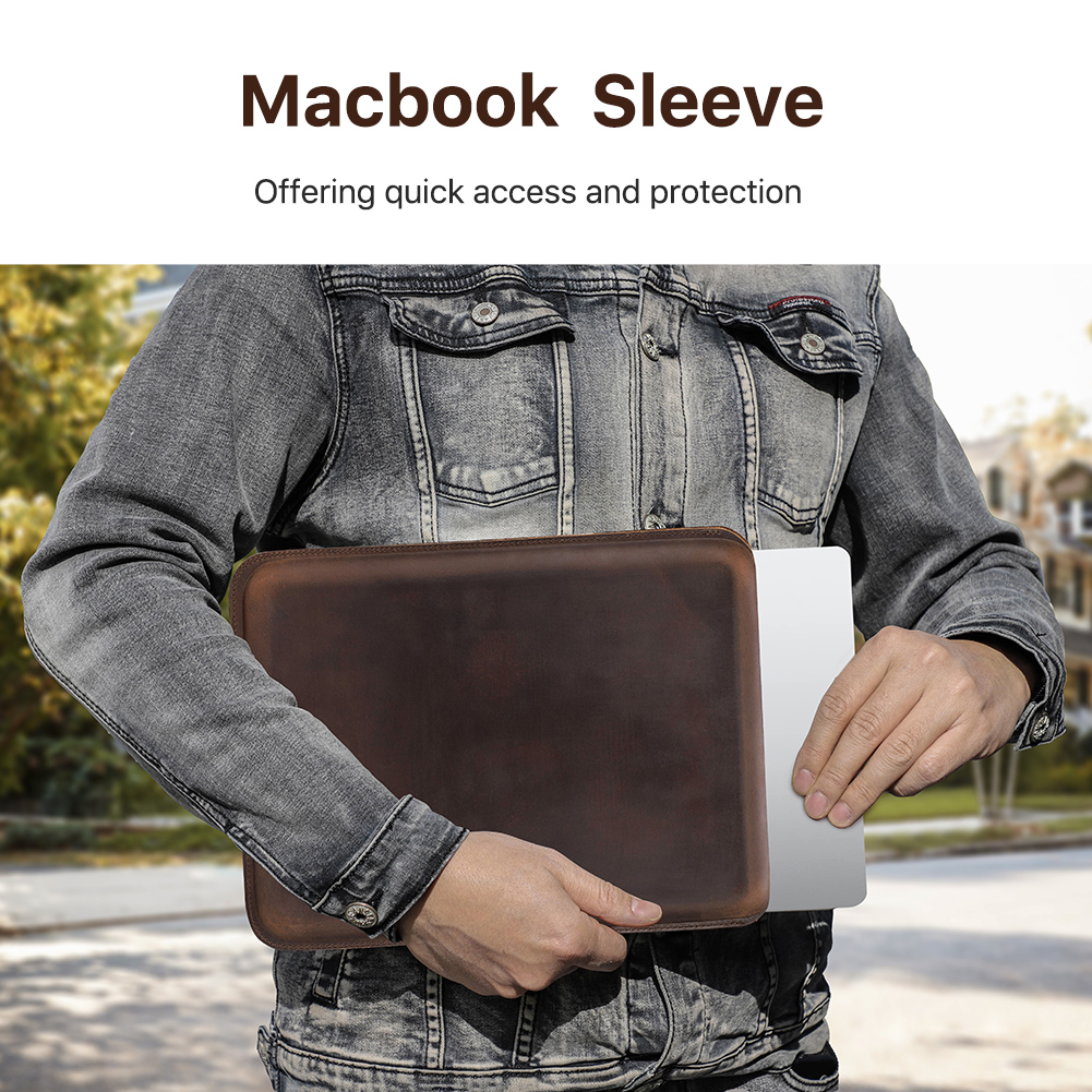 Luxe Echt Lederen Laptophoes v - Luxury Bags For Laptop recensie en prijs