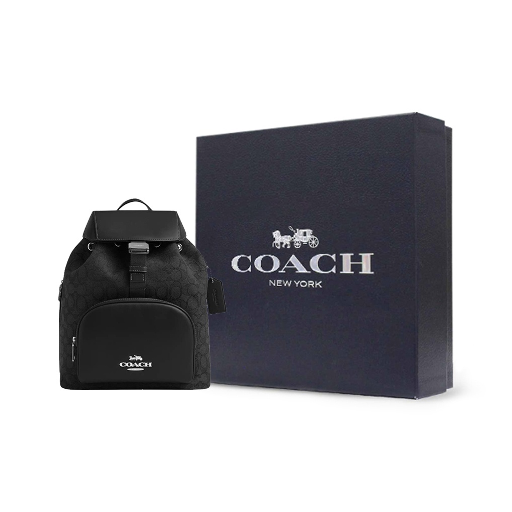COACH PACE Jacquard Rugzak met - Genuine Leather Backpack recensie en prijs