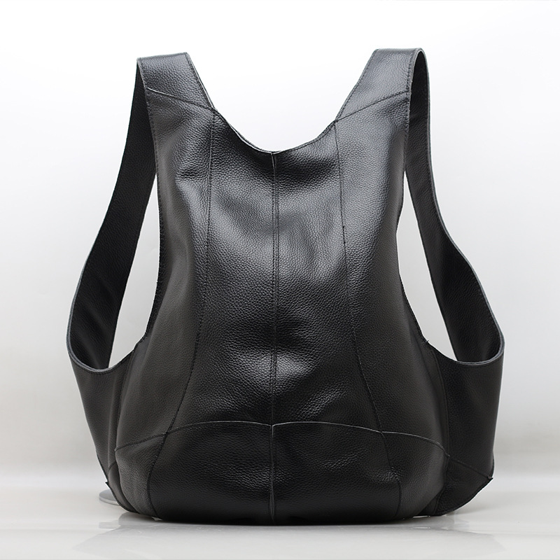 Klassieke Mannen Rugzak Anti-D - Genuine Leather Backpack recensie en prijs