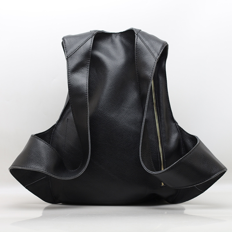 Klassieke Mannen Rugzak Anti-D - Genuine Leather Backpack recensie en prijs