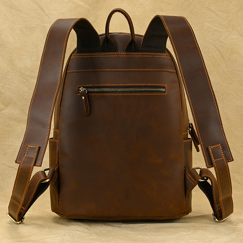 Luufan Man Rugzak Echt Lederen - Laptop Bag Leather 15 recensie en prijs