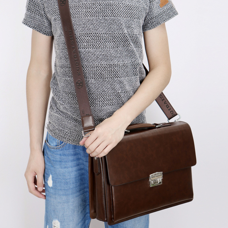 Luxe combinatie slot aktetas v - Laptop Bag Leather 15 recensie en prijs
