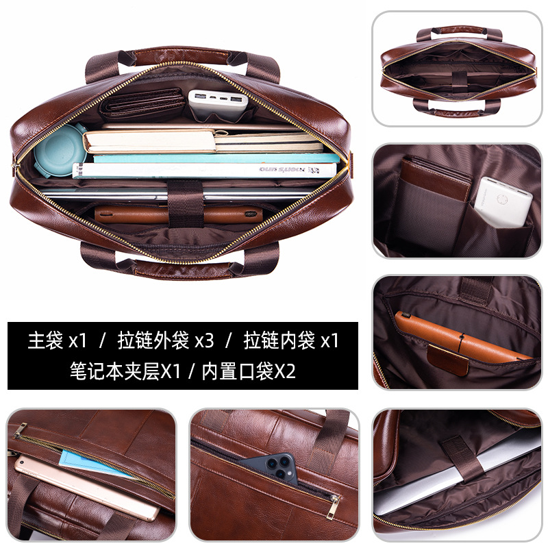 Luxe Heren Aktetas van Rundlee - Luxury Bags For Laptop recensie en prijs