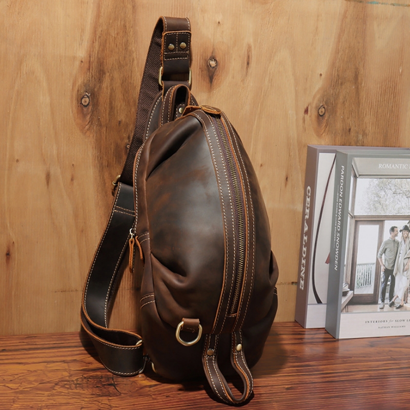 Fashion Design Luxe Heren Slin - Genuine Leather Backpack recensie en prijs