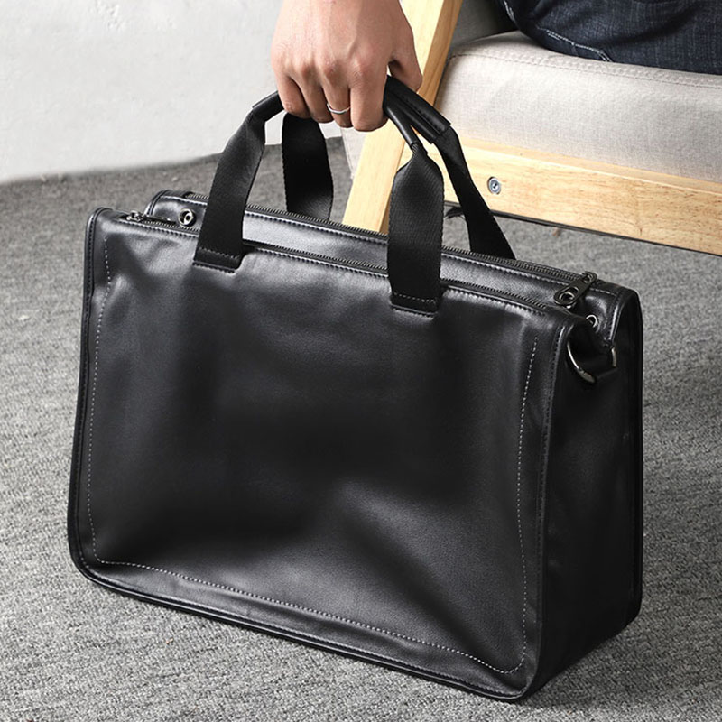 Grote aktetas Heren Echt leder - Laptop Bag Leather 15 recensie en prijs