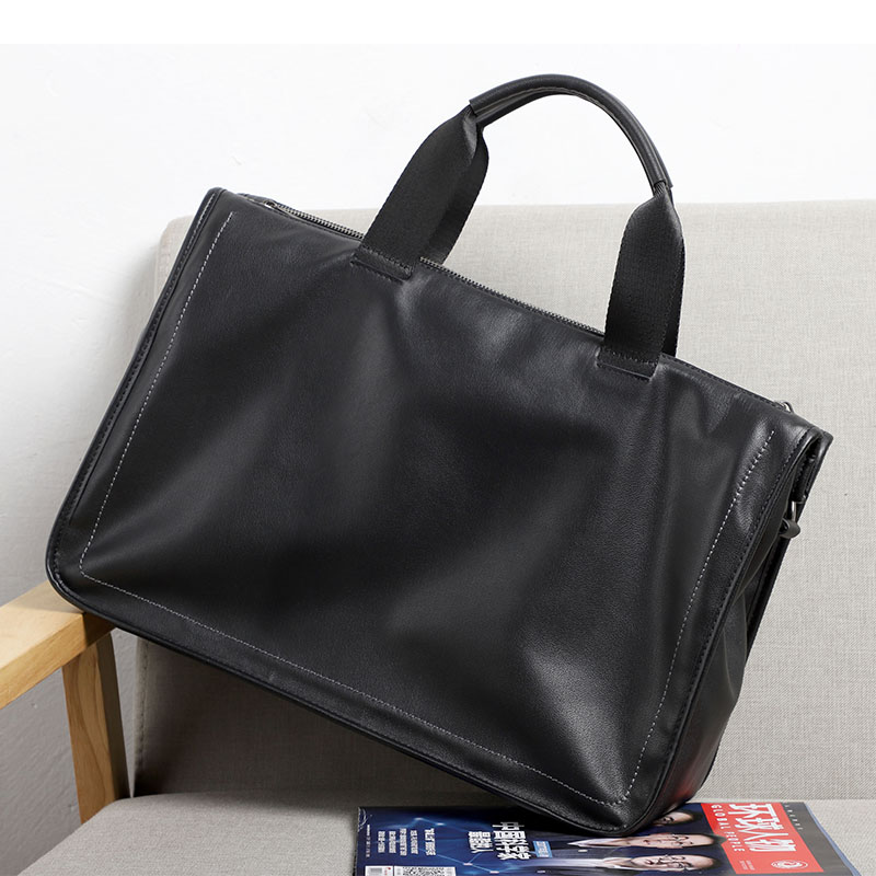Grote aktetas Heren Echt leder - Laptop Bag Leather 15 recensie en prijs