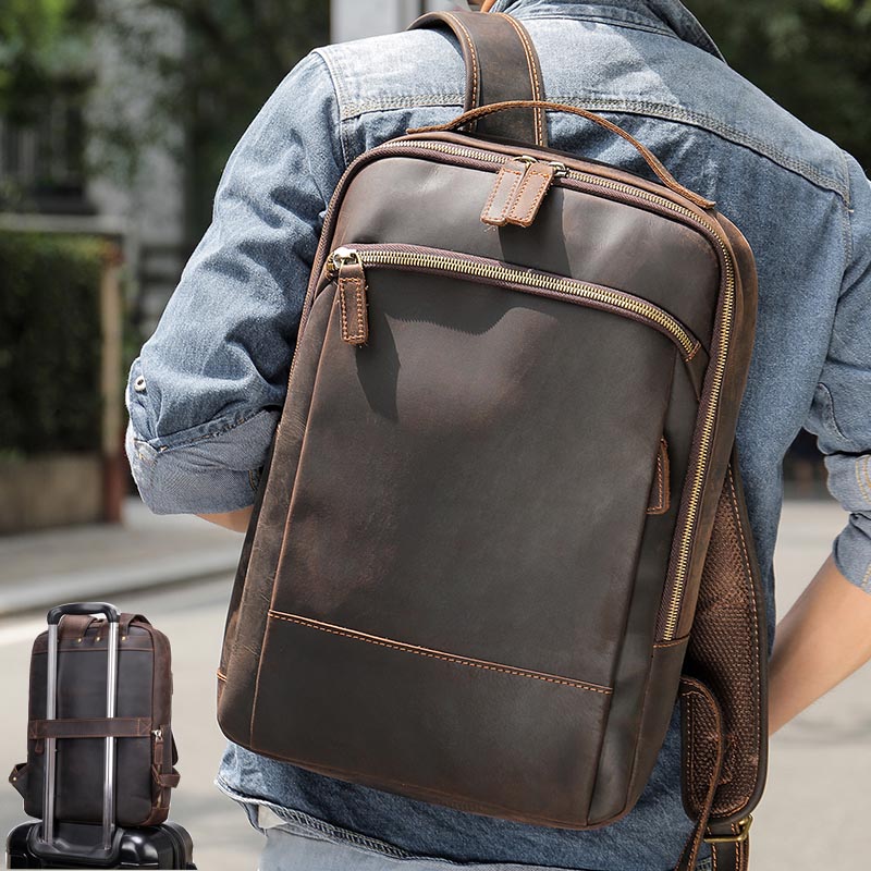 Luufan Crazy Horse Echt Leer M - Laptop Bag Leather 15 recensie en prijs